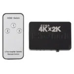 4K 3 Ports HDMI Switch with Remote Control - Image 4