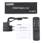 HDMI 4x2 Matrix Switcher / Splitter with Remote Controller, Support ARC / MHL / 4Kx2K / 3D, 4 Ports HDMI Input, 2 Ports HDMI Output - Image 5