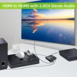 NEWKENG NK-8S SCART + HDMI to HDMI 720P / 1080P HD Video Converter Adapter Scaler Box - Image 6