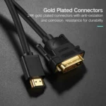 UGREEN DVI D(24+1) Male to HDMI Male HD 2K Two-way Interchanging Line,Length: 3m - Image 4