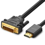 UGREEN DVI D(24+1) Male to HDMI Male HD 2K Two-way Interchanging Line,Length: 1.5m - Image 2
