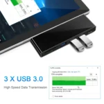 ROCKETEK SK-S4H 3 x USB 3.0 + HDMI + SD / TF Memory Card Reader HUB 4K HDMI Adapter - Image 5