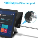 ROCKETEK SK-S4HL RJ45 + 2 x USB 3.0 + HDMI + SD / TF Memory Card Reader HUB 4K HDMI Adapter - Image 6