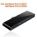 ROCKETEK SK-S5H 3 x USB 3.0 + HDMI + SD / TF Memory Card Reader HUB 4K HDMI Adapter - Image 2