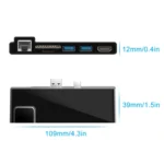 ROCKETEK SK-S5HL RJ45 + 2 x USB 3.0 + HDMI + SD / TF Memory Card Reader HUB 4K HDMI Adapter - Image 9