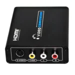 HDMI to Composite / AV S-Video Converter RCA CVBS/L/R Video Converter Adapter, EU Plug - Image 4