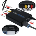 HDMI to Composite / AV S-Video Converter RCA CVBS/L/R Video Converter Adapter, EU Plug - Image 5