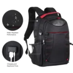 HAWEEL Foldable Removable Outdoor Portable Dual Shoulders Laptop Backpack - Image 4