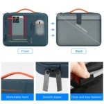 HAWEEL 13.0 inch Sleeve Case Zipper Briefcase Laptop Handbag For Macbook, Samsung, Lenovo Thinkpad, Sony, DELL Alienware, CHUWI, ASUS, HP, 13 inch -13.5 inch Laptops - Image 4
