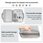 HAWEEL 13.0 inch-14.0 inch Briefcase Crossbody Laptop Bag For Macbook, Lenovo Thinkpad, ASUS, HP - Image 8