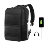 HAWEEL 14W Solar Panel Power Backpack Laptop Bag with Handle and 5V / 2.1A Max USB Charging Port - Image 2