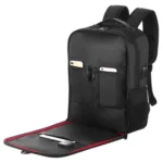 HAWEEL 14W Solar Panel Power Backpack Laptop Bag with Handle and 5V / 2.1A Max USB Charging Port - Image 3