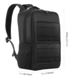 HAWEEL 14W Solar Panel Power Backpack Laptop Bag with Handle and 5V / 2.1A Max USB Charging Port - Image 4