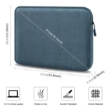 HAWEEL 15 inch Laptop Sleeve Case Zipper Briefcase Bag for 14-15 inch Laptop - Image 3