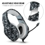 ONIKUMA K1-B Deep Bass Noise Canceling Camouflage Gaming Headphone with Microphone - Image 8