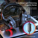 AWEI ES-770i Adjustable E-sports Gaming Headset with Mic - Image 7