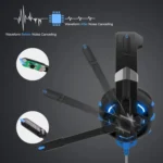 ONIKUMA K2A Over Ear Bass Stereo Surround Gaming Headphone with Microphone & LED Lights - Image 5