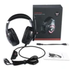 ONIKUMA K1 PRO Stereo Surround Gaming Headphone with Microphone & LED Lights - Image 3