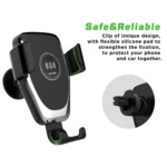 C6 Gravity Induction Car Qi Wireless Charger Fast Charging Air Vent Phone Holder - Image 7