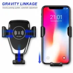 C6 Gravity Induction Car Qi Wireless Charger Fast Charging Air Vent Phone Holder - Image 8
