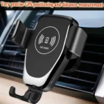 C6 Gravity Induction Car Qi Wireless Charger Fast Charging Air Vent Phone Holder - Image 9