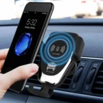 C6 Gravity Induction Car Qi Wireless Charger Fast Charging Air Vent Phone Holder - Image 10