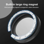 R-JUST HZ10 Small Whirlwind Magnetic Car Phone Holder - Image 5