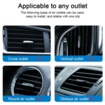 R-JUST HZ10 Small Whirlwind Magnetic Car Phone Holder - Image 8