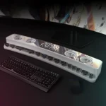 SOAIY SH39 Upgraded Edition Mechanical Button + Mirror Display + Clock Alarm + Big Speaker Desktop Home Gaming Bluetooth Speaker