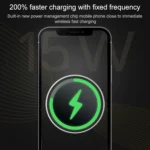 12PRO 15W Aluminum Alloy MagSafe Magnetic Car Wireless Charger Mobile Phone Holder - Image 4