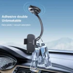 USAMS US-ZJ065 Car Center Console Windshield Mobile Phone Holder - Image 4