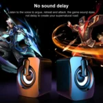 A2 USB 2.0 Wire-controlled Non-luminous Mobile Phone Computer Mini Desktop Speaker - Image 5