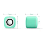 A1 USB Wire-controlled 9D Subwoofer Sound Mini Wired Speaker, Premium Version - Image 2