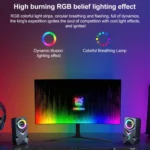 L2 Outdoor Portable RGB Light USB Bluetooth Wireless Speaker - Image 4