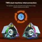 IT-02 Bluetooth 5.0 Mini Portable Computer RGB Wireless Bluetooth Speaker - Image 7