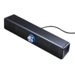 YINDIAO A36 Smart Subwoofer Computer Wired Speaker, Rotary Button Mini Version - Image 4