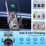 WK WP-U204 15W Vanguard Series Extraordinary Wireless Charging Car Holder - Image 4
