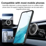wlons Air Outlet Transparent Magnetic Car Holder - Image 4
