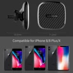 NILLKIN MC027 Car Air Outlet Vent Mount Clamp Holder 10W Fast Charging Qi Magnetic Wireless Charger - Image 15