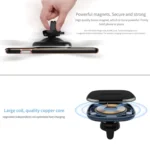 NILLKIN MC027 Car Air Outlet Vent Mount Clamp Holder 10W Fast Charging Qi Magnetic Wireless Charger - Image 7