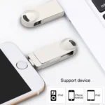 S29 3 in 1 16GB Micro USB + USB + 8 Pin Interface Metal Twister Flash Disk - Image 6