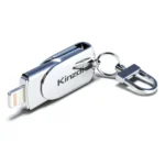 Kinzdi 32GB USB + 8 Pin Interface Metal Twister Flash U Disk