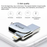 Kinzdi 32GB USB + 8 Pin Interface Metal Twister Flash U Disk - Image 7