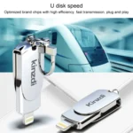 Kinzdi 32GB USB + 8 Pin Interface Metal Twister Flash U Disk - Image 8