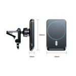 JJT-969 15W Max Output Magnetic Car Air Outlet Bracket Wireless Charger - Image 3