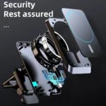 JJT-969 15W Max Output Magnetic Car Air Outlet Bracket Wireless Charger - Image 6