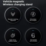 JJT-969 15W Max Output Magnetic Car Air Outlet Bracket Wireless Charger - Image 8