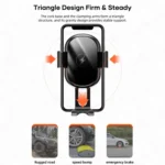 ROCK W31 Car Gravity Wireless Charging Air Outlet Bracket - Image 6