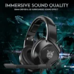 ONIKUMA K19 Single Plug Light Adjustable Gaming Headphone with Microphone - Image 4