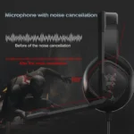 ONIKUMA K19 Single Plug Light Adjustable Gaming Headphone with Microphone - Image 6